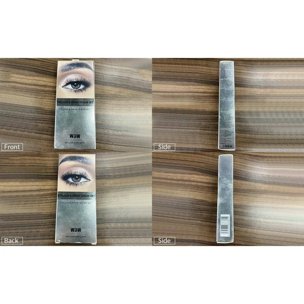 W3W Eyelash and Brow Serum‎ Set for Fuller Longer Thicker Brows Lashes
